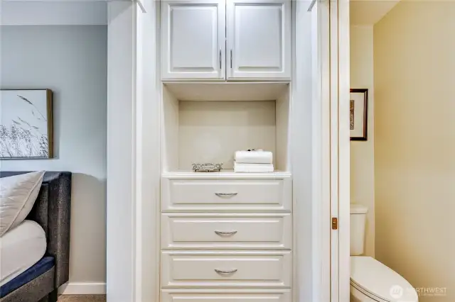 Primary closet.