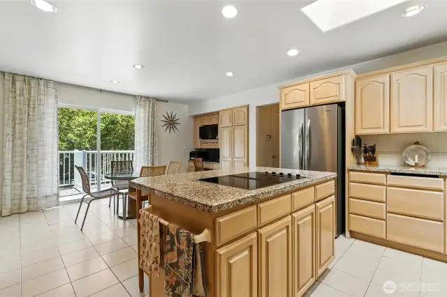 Kitchen with eating space