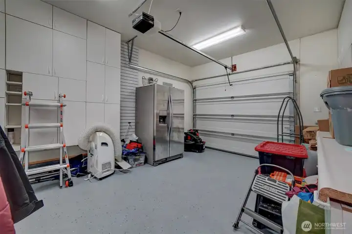 1 car attached garage.