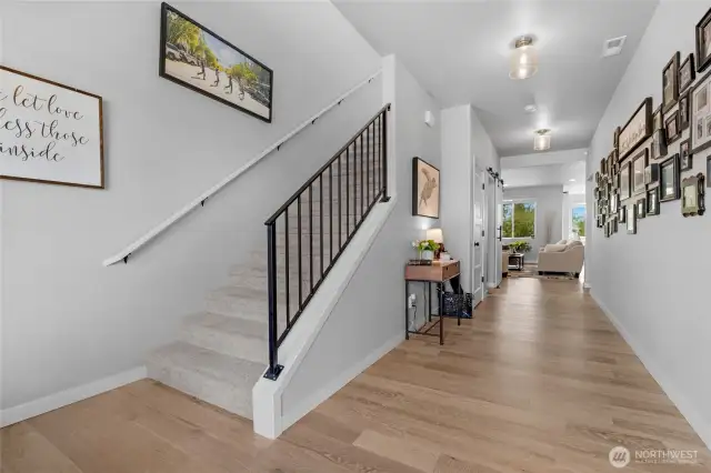 High ceilings, open and wide entryway