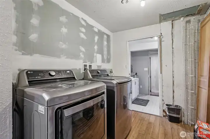 Laundry room.