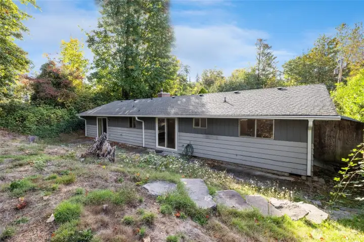 View of home from back