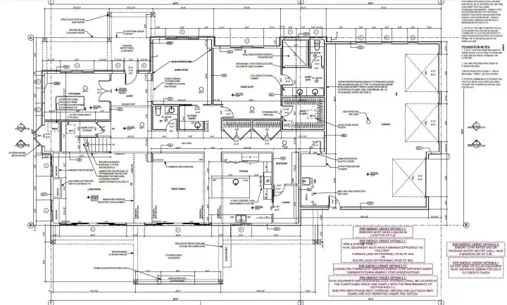 Main Floor floorplan for proposed home.