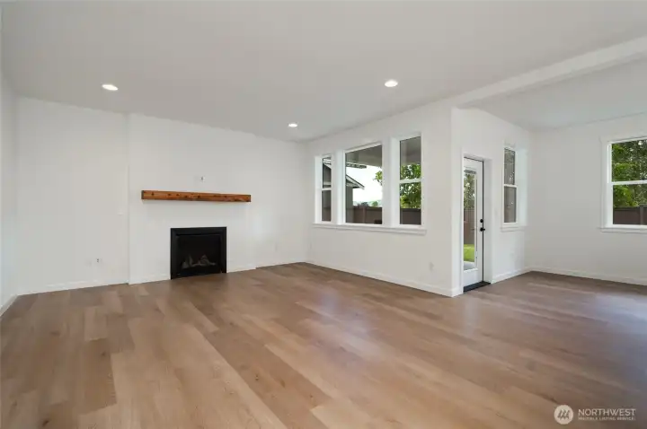 Living Room - Features and colors may differ.