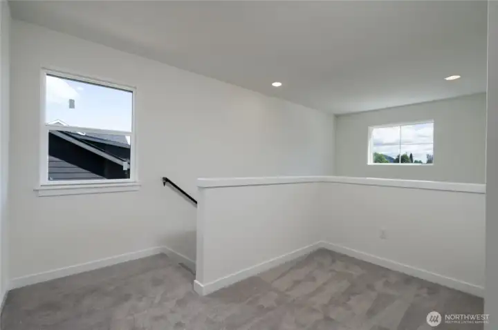 Upstairs Hallway and Landing - Features and colors may differ.