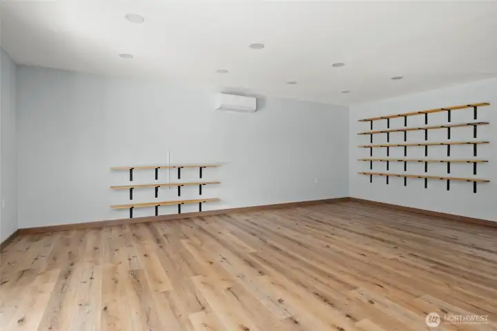 Large main living area. Ductless heat-pump makes for efficient heating and A/C