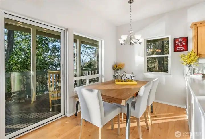 Enough room for the dining table