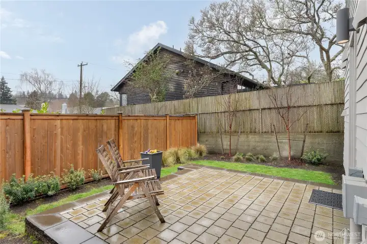 Enjoy your quaint yard and patio, ideal for entertaining.