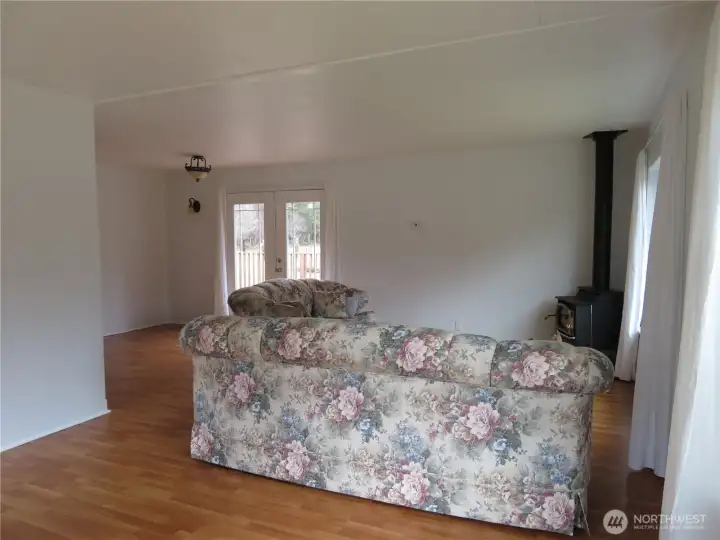 Large living/dining room combo