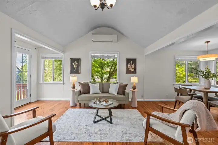 Large windows, this home has amazing natural light.