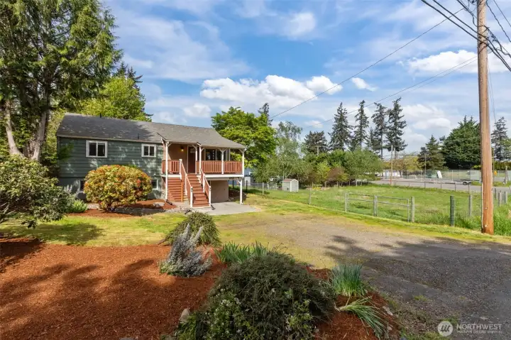 Hobby farm dreams? This property is ready to go with chicken coop, fruit trees, and a fully fenced pasture.