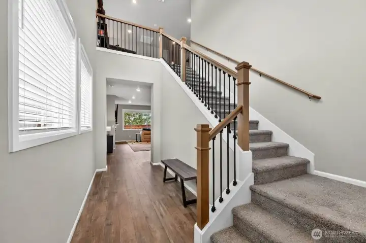 Head upstairs to 4 Bedrooms + Loft