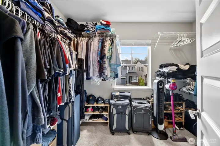 Walk-in Primary closet
