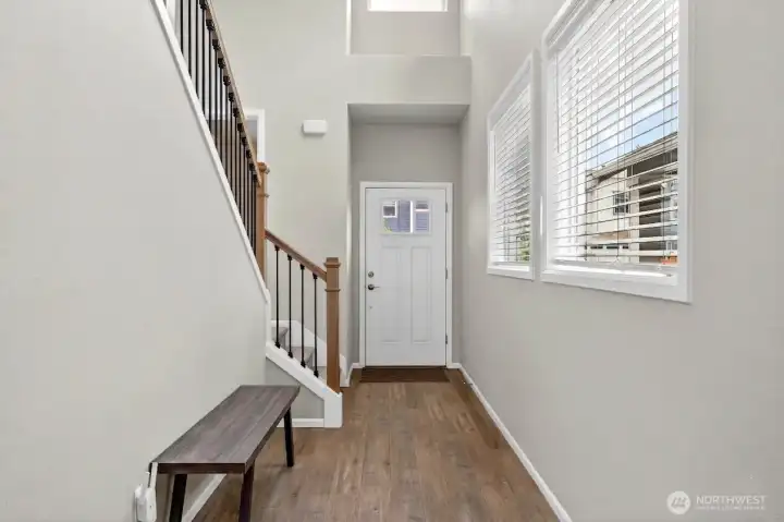Entryway foyer facing the Front door