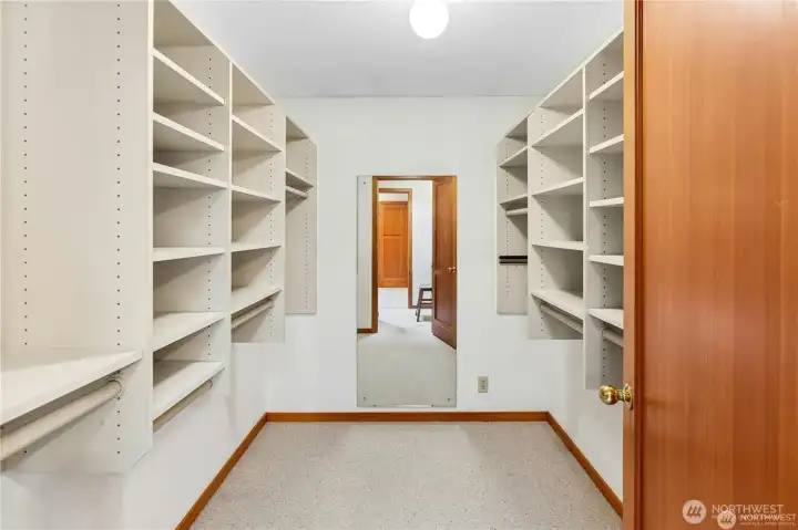 Primary Walk in Closet