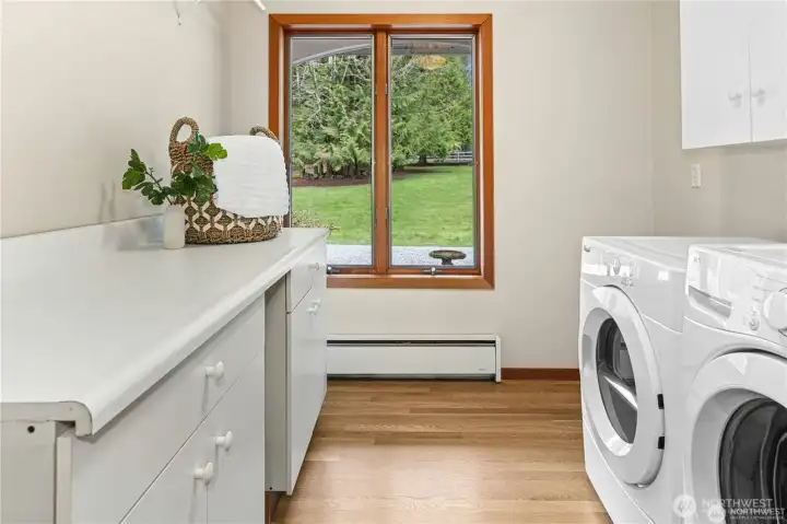 Spacious Laundry off Garage and Kitchen