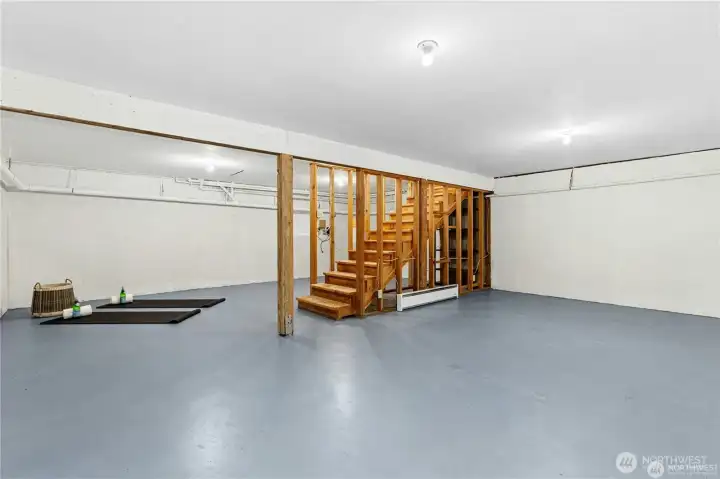 Basement waiting for your personal lifestyle touches