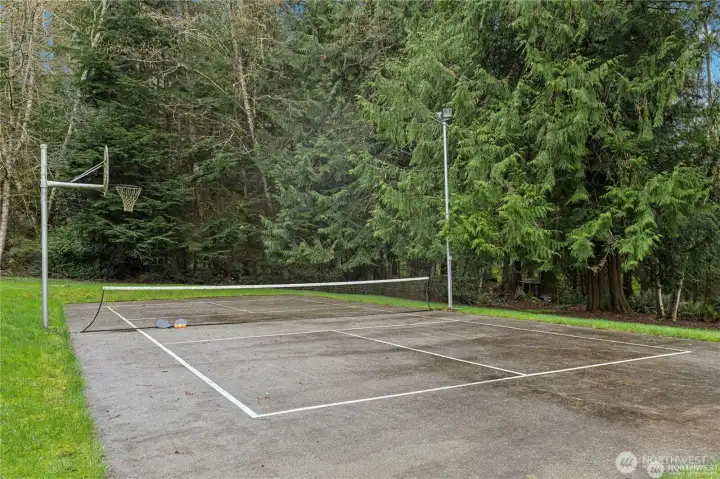 Lighted Pickleball Court