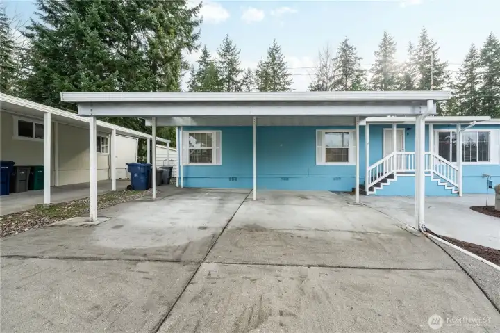 Rare Double Carport