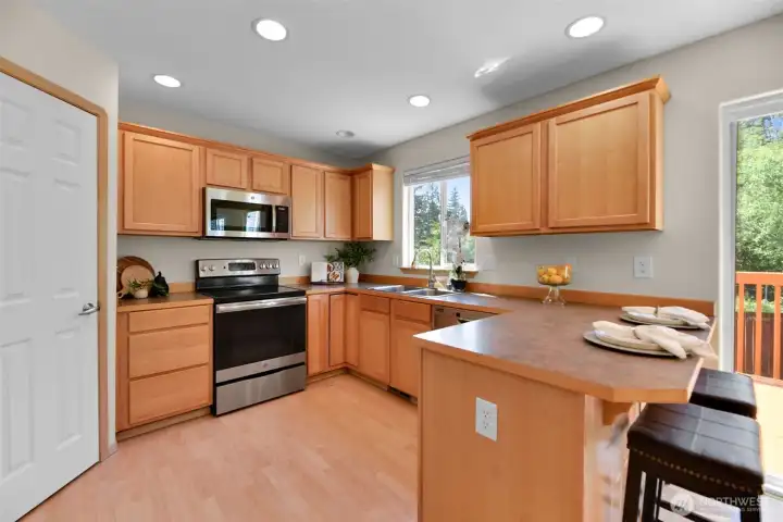 Kitchen on main floor