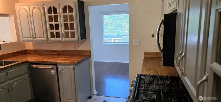 Looking into dining arrea