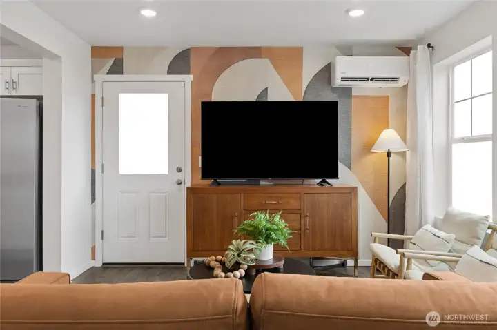 “Open layout creates effortless connection between living spaces.” “Open layout creates effortless connection between living spaces.”