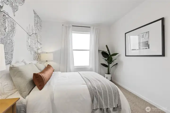 “Versatile bedroom space to fit your lifestyle needs.” “Versatile bedroom space to fit your lifestyle needs.”