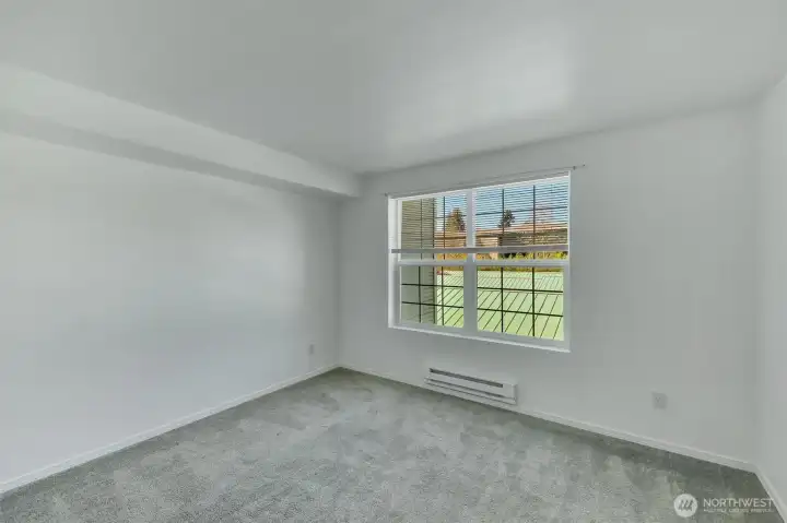 Spacious second bedroom.