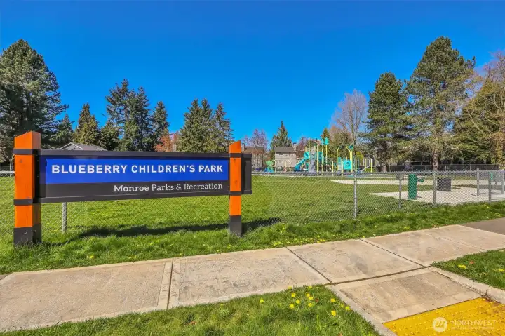 Lovely public park less than half a mile away.
