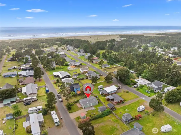Showing the home with walking distance to the beach