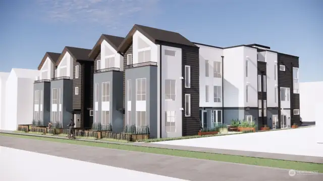 Experience the architectural elegance of Lotus II, featuring contemporary townhomes designed for comfortable, modern living. Each unit offers a blend of privacy and community with spacious interiors and inviting outdoor spaces.