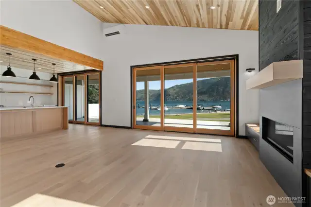 Enjoy the views and a short stroll to the lake from 5A
