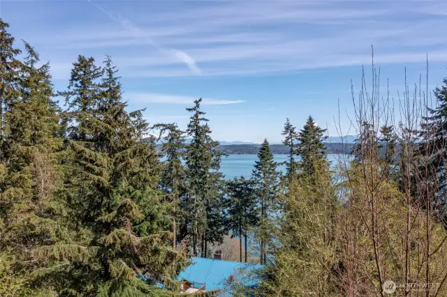 Easterly saltwater and mountain views from this .35+/-acre lot