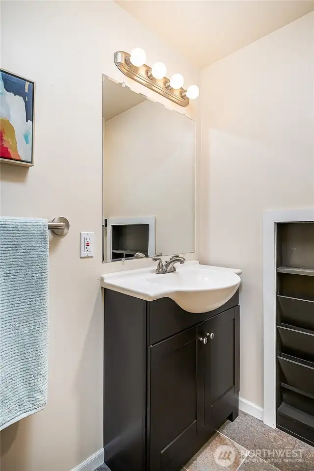 3/4 bath - main floor