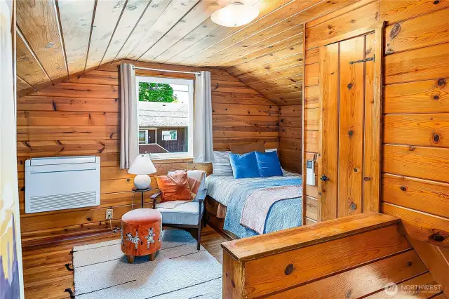Warm light with pristine paneling
