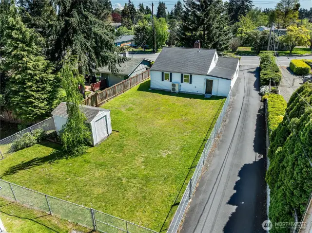 This backyard is big enough for goats!