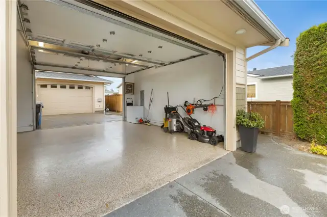 Drive through garage