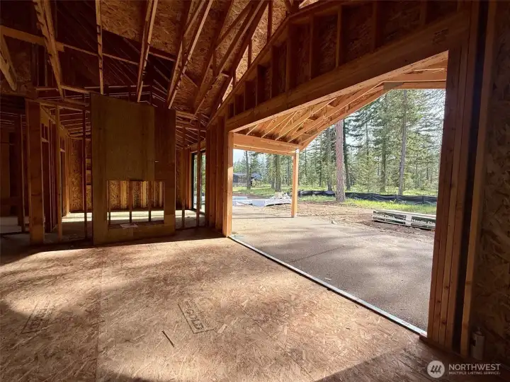 Living room opens to woodland meadow - May flowers are stunning! Living room opens to woodland meadow - May flowers are stunning!