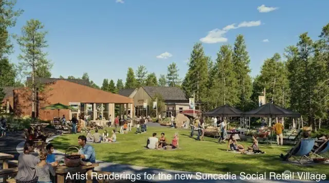Artist Renderings for the new Suncadia Social Retail Village