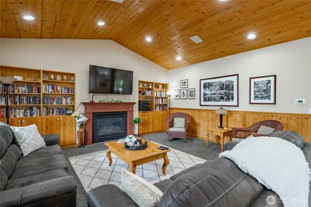 Inside the clubhouse