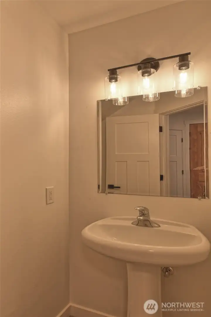 Downstairs half bath