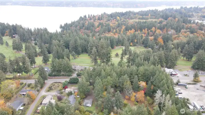 You can see the golf course & Puget Sound in the arial.