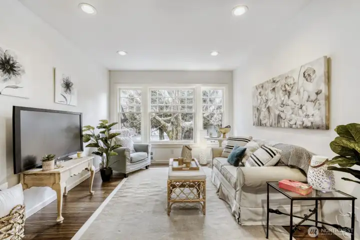 What a peaceful view to come home to