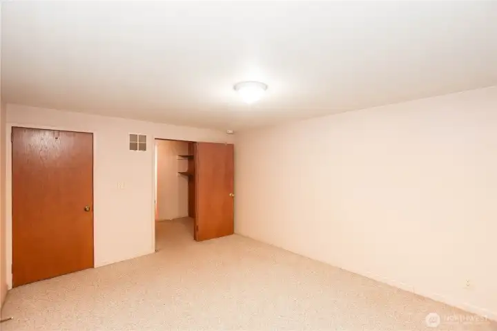 Basement bedroom