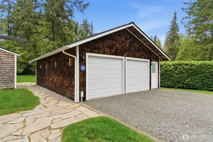 Oversized garage with generous storage.