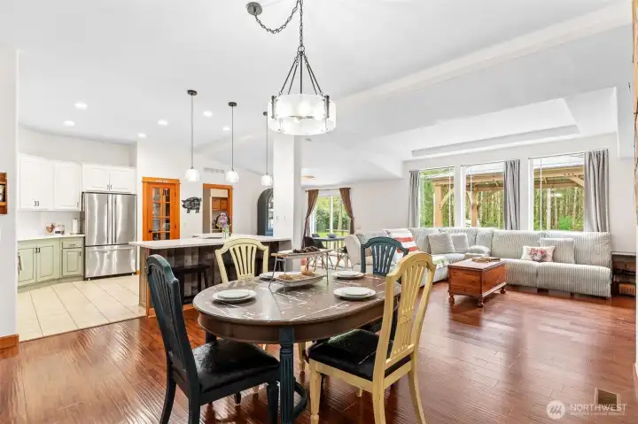 Plenty of room for entertaining.