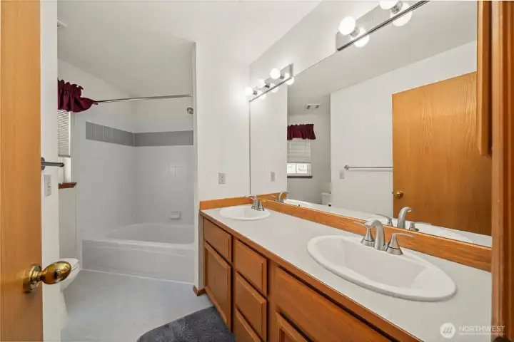 Guest bathroom on 2nd level