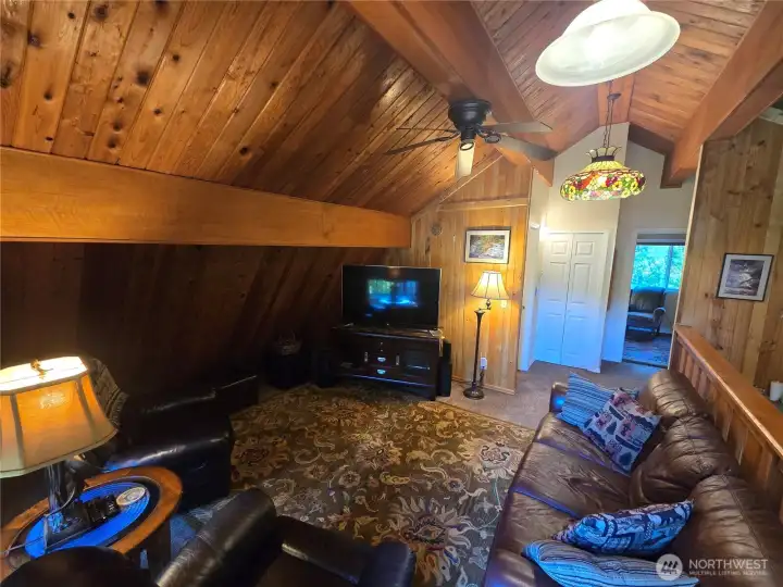 Great loft / family room space.