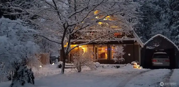 This Winter wonderland, is amazing for ski season.