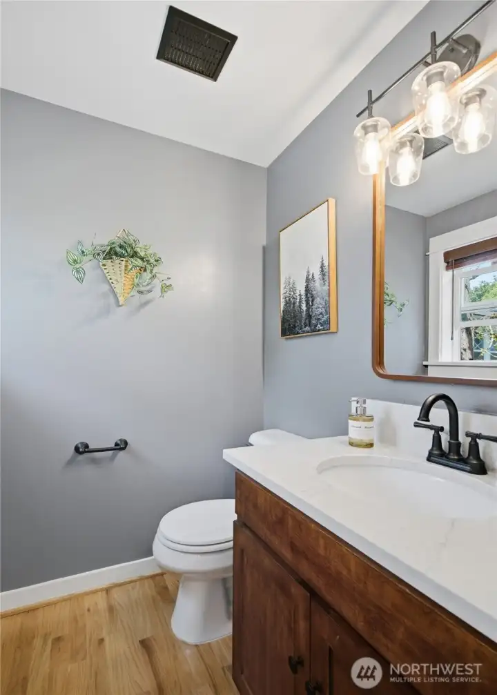 Powder room on main